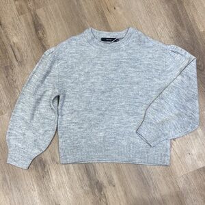 NWT Vero Moda Light Grey Riley Pullover